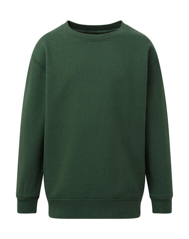 SG Crew Neck Sweatshirt Kids, Bottle Green, 104 (3-4/S) bedrucken, Art.-Nr. 286525403