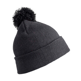 Result Pom Pom Beanie, Black, One Size bedrucken, Art.-Nr. 300331010 Result Pom Pom Beanie, Black, One Size bedrucken, Art.-Nr. 300331010