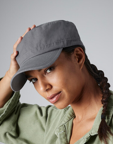 Beechfield Army Cap, Navy, One Size bedrucken, Art.-Nr. 305692000