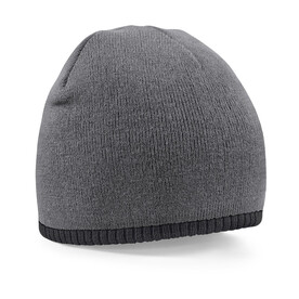 Beechfield Two-Tone Beanie Knitted Hat, Graphite Grey/Black, One Size bedrucken, Art.-Nr. 307691600 Beechfield Two-Tone Beanie Knitted Hat, Graphite Grey/Black, One Size bedrucken, Art.-Nr. 307691600