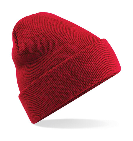 Beechfield Original Cuffed Beanie, Classic Red, One Size bedrucken, Art.-Nr. 308694010