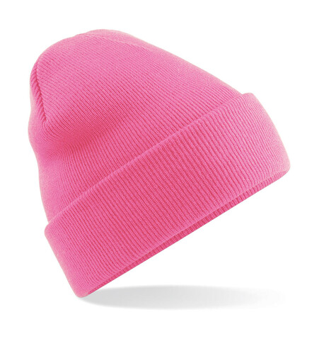 Beechfield Original Cuffed Beanie, True Pink, One Size bedrucken, Art.-Nr. 308694220