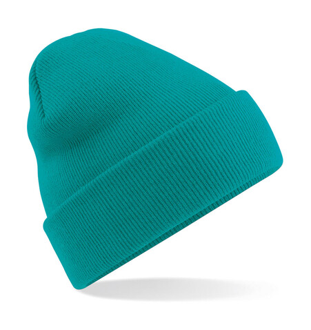 Beechfield Original Cuffed Beanie, Emerald, One Size bedrucken, Art.-Nr. 308695050