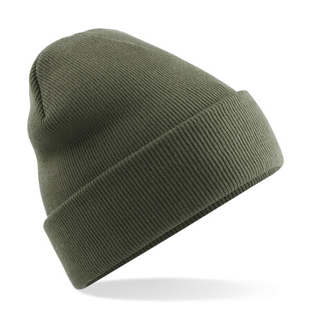 Beechfield Original Cuffed Beanie, Olive Green, One Size bedrucken, Art.-Nr. 308695300