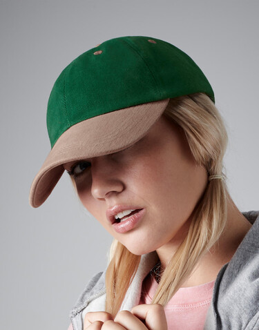 Beechfield Low Profile Heavy Brushed Cotton Cap, Forest Green, One Size bedrucken, Art.-Nr. 310695410
