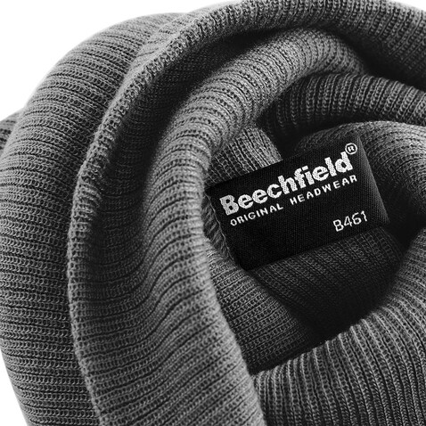 Beechfield Slouch Beanie, French Navy, One Size bedrucken, Art.-Nr. 322692010