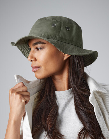 Beechfield Cargo Bucket Hat, Olive Green, One Size bedrucken, Art.-Nr. 352695300