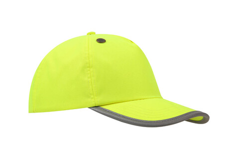 Yoko Safety Bump Cap, Fluo Yellow, One Size bedrucken, Art.-Nr. 355776050