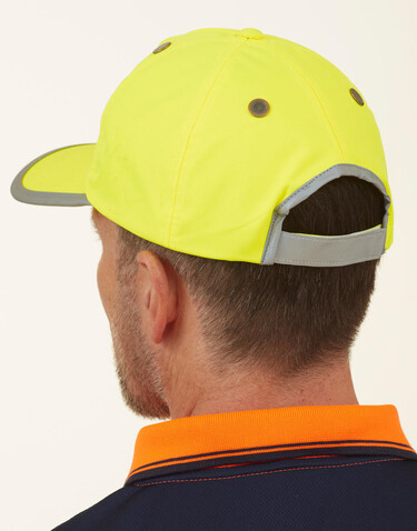 Yoko Safety Bump Cap, Fluo Yellow, One Size bedrucken, Art.-Nr. 355776050