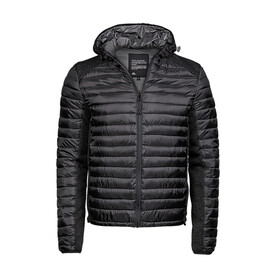 Tee Jays Hooded Outdoor Crossover Jacket, Black/Black Melange, S bedrucken, Art.-Nr. 418541613 Tee Jays Hooded Outdoor Crossover Jacket, Black/Black Melange, S bedrucken, Art.-Nr. 418541613