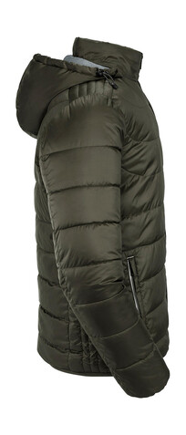 Russell Europe Men`s Hooded Nano Jacket, Black, S bedrucken, Art.-Nr. 423001013