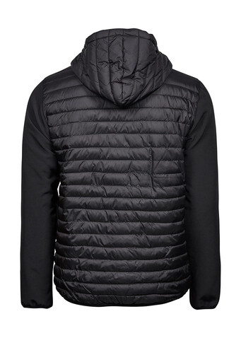 Tee Jays Hooded Crossover Jacket, Black, S bedrucken, Art.-Nr. 423541013