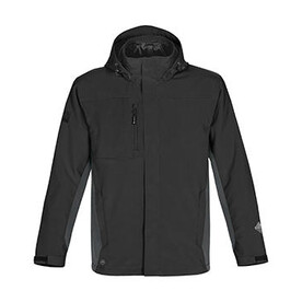 StormTech Atmosphere 3-in-1 Jacket, Black/Granite, S bedrucken, Art.-Nr. 429181892