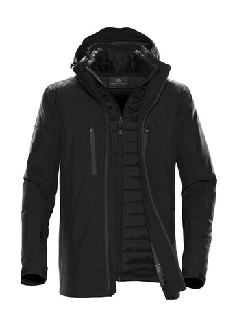 StormTech Men`s Matrix System Jacket, Black/Carbon, S bedrucken, Art.-Nr. 489181723