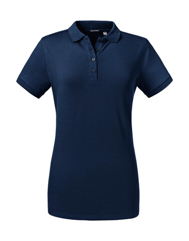 Russell Europe Ladies` Tailored Stretch Polo, French Navy, XL bedrucken, Art.-Nr. 503002016 Russell Europe Ladies` Tailored Stretch Polo, French Navy, XL bedrucken, Art.-Nr. 503002016
