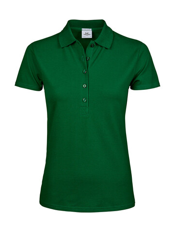 Tee Jays Ladies` Luxury Stretch Polo, Forest Green, M bedrucken, Art.-Nr. 513545434