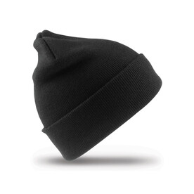 Result Recycled Thinsulate™ Beanie, Black, One Size bedrucken, Art.-Nr. 603331010