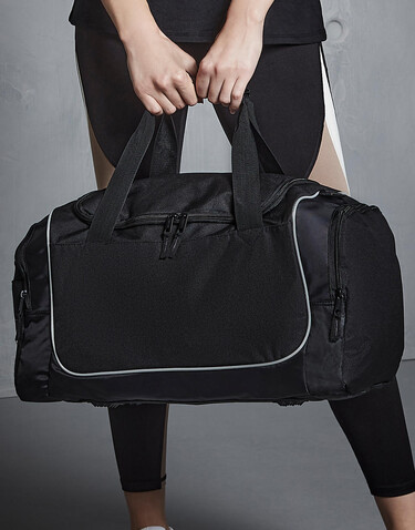 Quadra Locker Bag, Black/Light Grey, One Size bedrucken, Art.-Nr. 637301550