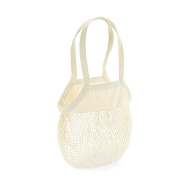 Westford Mill Organic Cotton Mesh Grocery Bag, Natural, One Size bedrucken, Art.-Nr. 682280080
