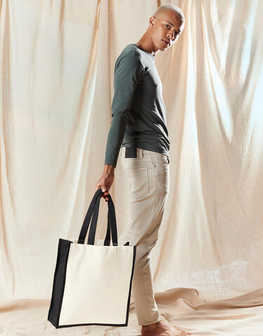 Westford Mill Gallery Canvas Tote, Natural, One Size bedrucken, Art.-Nr. 686280080