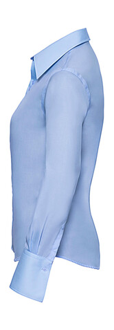 Russell Europe Ladies` Ultimate Non-iron Shirt LS, Bright Sky, M (38) bedrucken, Art.-Nr. 706003104