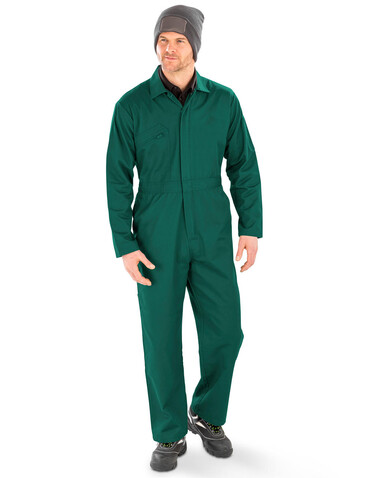 Result Recycled Action Overall with Zip Front, Black, S bedrucken, Art.-Nr. 797331013