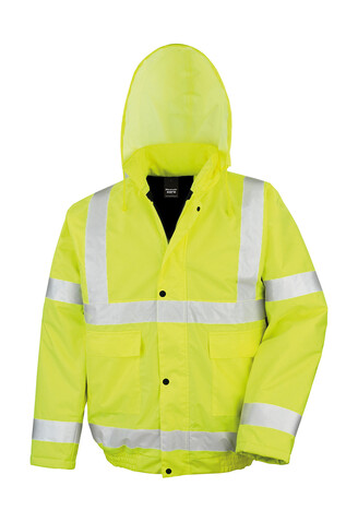 Result Core Hi-Vis Winter Blouson, Fluorescent Orange, S bedrucken, Art.-Nr. 819334053