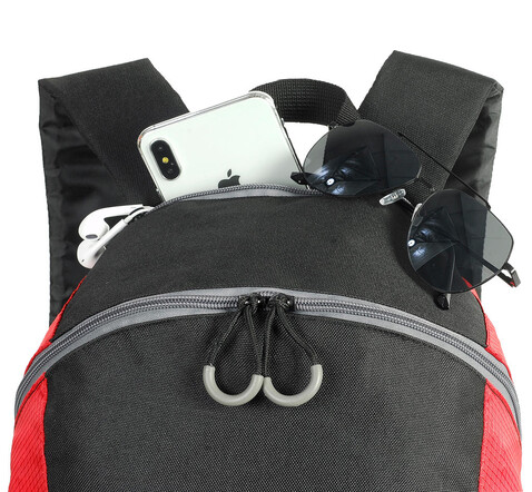 Shugon Chester Backpack, Black/Red, One Size bedrucken, Art.-Nr. 900381540