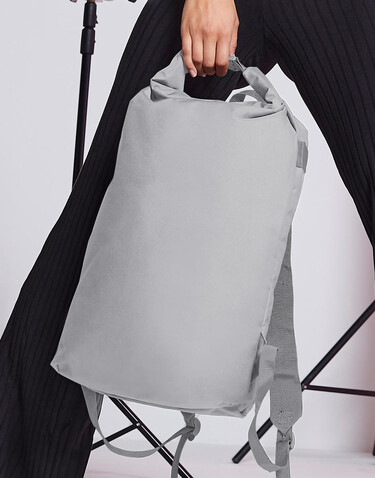 Bag Base Icon Roll-Top Backpack, Black, One Size bedrucken, Art.-Nr. 901291010