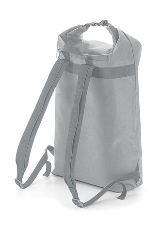 Bag Base Icon Roll-Top Backpack, Black, One Size bedrucken, Art.-Nr. 901291010
