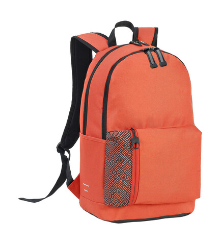 Shugon Plymouth Students Backpack, Orange Mandarin/Black, One Size bedrucken, Art.-Nr. 901384640