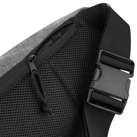 Bag Base Oversized Across Body Bag, Grey Marl, One Size bedrucken, Art.-Nr. 904291280