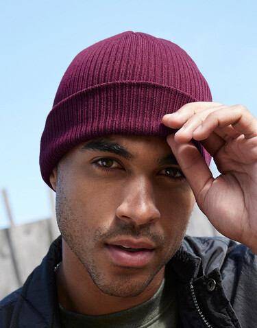 Beechfield Organic Cotton Beanie, Mustard, One Size bedrucken, Art.-Nr. 905696450