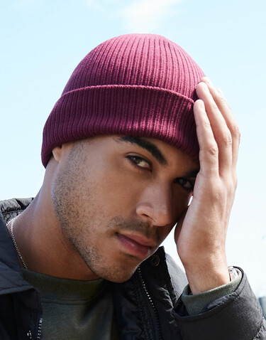 Beechfield Organic Cotton Beanie, Mustard, One Size bedrucken, Art.-Nr. 905696450