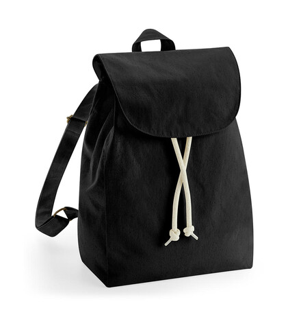 Westford Mill EarthAware® Organic Rucksack, Black, One Size bedrucken, Art.-Nr. 911281010