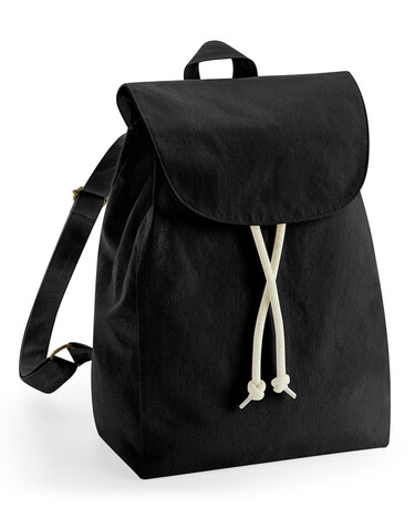Westford Mill EarthAware® Organic Rucksack, Black, One Size bedrucken, Art.-Nr. 911281010