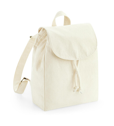 Westford Mill EarthAware® Organic Mini Rucksack, Natural, One Size bedrucken, Art.-Nr. 912280080