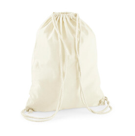 Westford Mill Recycled Cotton Gymsac, Natural, One Size bedrucken, Art.-Nr. 914280080