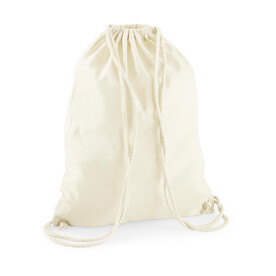 Westford Mill Recycled Cotton Gymsac, Natural, One Size bedrucken, Art.-Nr. 914280080 Westford Mill Recycled Cotton Gymsac, Natural, One Size bedrucken, Art.-Nr. 914280080