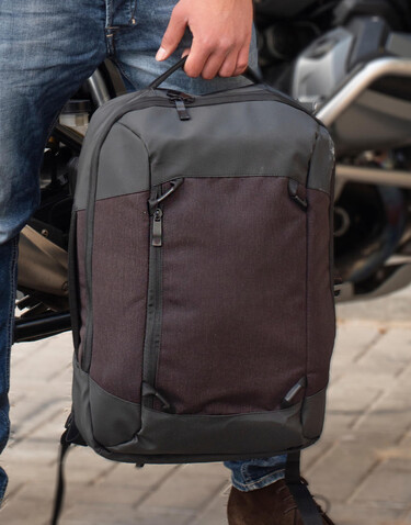 Shugon Luxembourg Vital Laptop Backpack, Black Melange, One Size bedrucken, Art.-Nr. 914381060