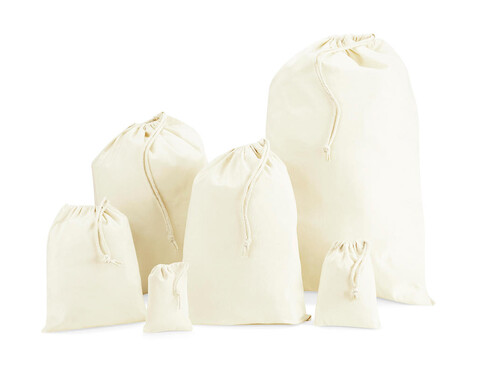 Westford Mill Recycled Cotton Stuff Bag, Natural, S bedrucken, Art.-Nr. 915280083