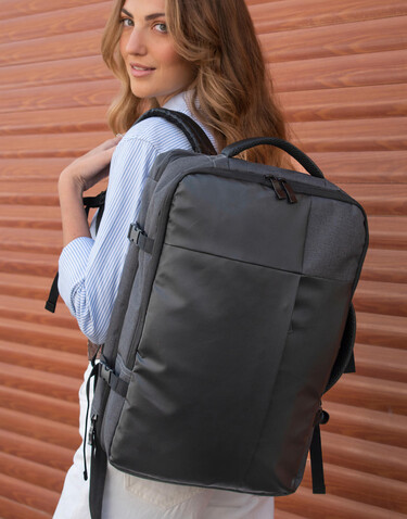 Shugon Vienna Overnight Laptop Backpack, Black, One Size bedrucken, Art.-Nr. 915381010