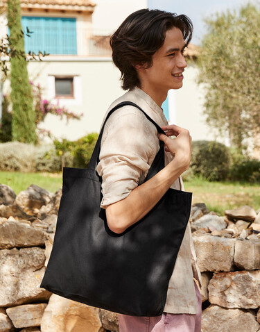 Westford Mill Recycled Cotton Maxi Tote, Natural, One Size bedrucken, Art.-Nr. 916280080