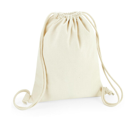 Westford Mill Revive Recycled Gymsac, Natural, One Size bedrucken, Art.-Nr. 917280080