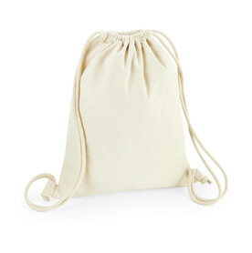 Westford Mill Revive Recycled Gymsac, Natural, One Size bedrucken, Art.-Nr. 917280080