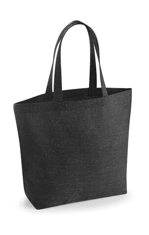 Westford Mill Revive Recycled Maxi Tote, Black, One Size bedrucken, Art.-Nr. 919281010