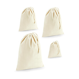 Westford Mill Revive Recycled Stuff Bag, Natural, M bedrucken, Art.-Nr. 920280084