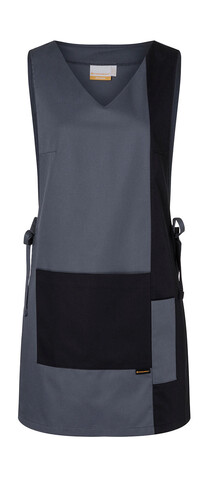 Karlowsky Worksmock Marilies, Anthracite/Anthracite, III (L/XL) bedrucken, Art.-Nr. 921671524