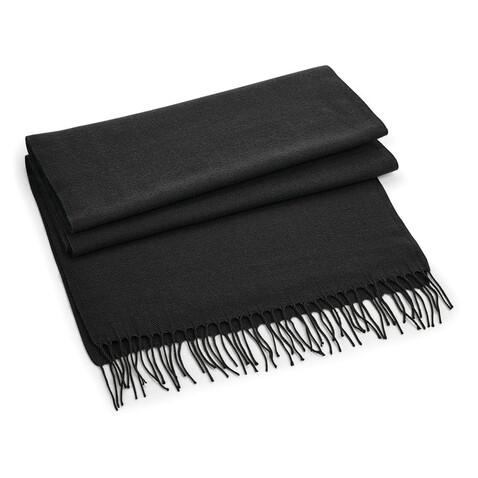 Beechfield Classic Woven Scarf, Black, One Size bedrucken, Art.-Nr. 926691010