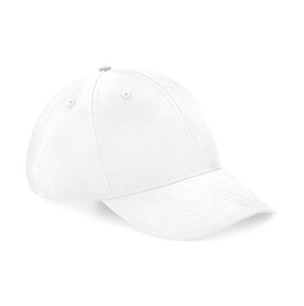 Beechfield Recycled Pro-Style Cap, White, One Size bedrucken, Art.-Nr. 930690000